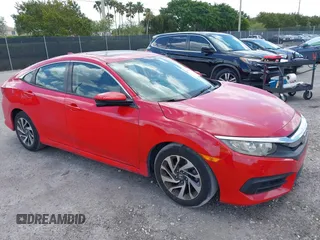 2018 Honda Civic EX with VIN 2HGFC2F77JH517540, listed as a IAAI auction lot 42130831 with Not Provided miles and . Bid and sale history available at DreamBid. Image 1.