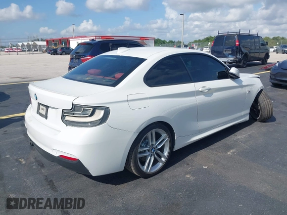 2014 BMW 2 Series 228i with VIN WBA1F5C54EV246340, listed as a IAAI auction lot 42457432 with 191,418 mi miles and . Bid and sale history available at DreamBid. Image 4.