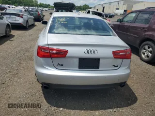 2013 Audi A6 Premium Plus with VIN WAUGGAFC9DN130429, listed as a Copart auction lot 63611005 with 146,580 mi miles and Salvage title. Bid and sale history available at DreamBid. Image 6.