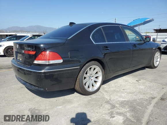 2003 BMW 7 Series 745Li с VIN WBAGN63443DR19933, выставлен на аукционе Copart как лот 56068055 с пробегом Не указан миль и Списание • Salvage title. История ставок и продаж доступна на DreamBid. Изображение 3.