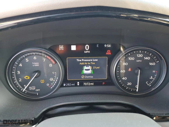 2023 Cadillac XT5 AWD Premium Luxury with VIN 1GYKNDRS8PZ135295, listed as a Copart auction lot 47783265 with 7,072 mi miles and Non Repairable. Bid and sale history available at carsss.com. Image 9.