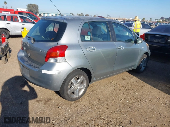 2010 Toyota Yaris with VIN JTDKT4K32A5309116, listed as a IAAI auction lot 41818224 with 189,440 mi miles. Bid and sale history available at carsss.com. Image 4.