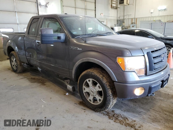 2009 Ford F-150 XL with VIN 1FTPX14V39KB41099, listed as a Copart auction lot 57279624 with 114,594 mi miles and Clean Title. Bid and sale history available at carsss.com. Image 4.
