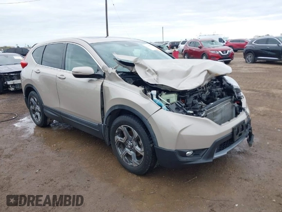 2019 Honda CR-V EX with VIN 5J6RW1H56KL002651, listed as a IAAI auction lot 41306997 with 50,510 mi miles. Bid and sale history available at carsss.com. Image 1.