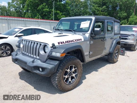 2020 Jeep Wrangler Unlimited Sport with VIN 1C4HJXDN6LW181802, listed as a IAAI auction lot 42402956 with 65,053 mi miles and . Bid and sale history available at DreamBid. Image 19.