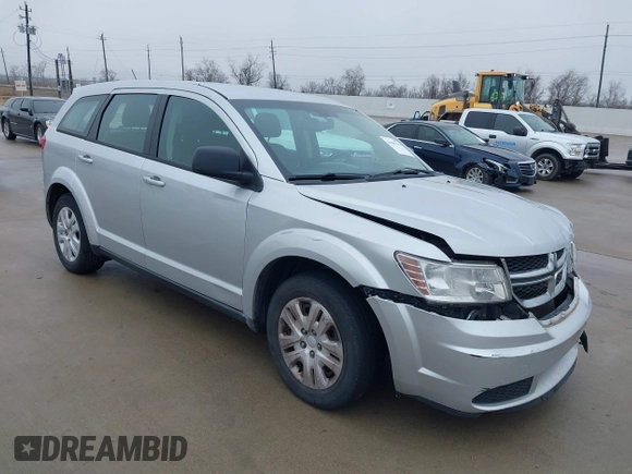 2014 Dodge Journey SE Plus with VIN 3C4PDCAB1ET181480, listed as a IAAI auction lot 41441341 with 189,641 mi miles and . Bid and sale history available at DreamBid. Image 1.