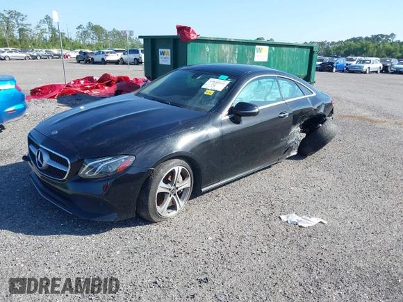2018 Mercedes-Benz E-Class E 400 with VIN WDD1J6GB6JF020527, listed as a IAAI auction lot 37938951 with 62,697 mi miles. Bid and sale history available at carsss.com. Image 2.