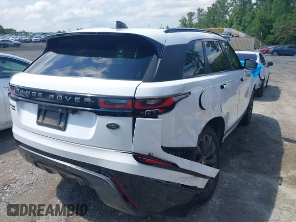 2018 Land Rover Range Rover Velar R-Dynamic SE z VIN SALYL2RN6JA758868, wystawiony jako IAAI lot #42378594 z przebiegiem 104 767 mil mil oraz . Historia ofert i sprzedaży dostępna na DreamBid. Obrazek 4.