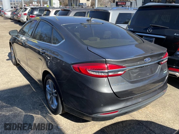 2018 Ford Fusion SE with VIN 3FA6P0HD9JR162701, listed as a Copart auction lot 41845814 with 160,219 mi miles. Bid and sale history available at carsss.com. Image 3.