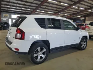 2016 Jeep Compass Latitude with VIN 1C4NJDEB1GD708815, listed as a Copart auction lot 50541625 with 168,245 mi miles and Clean Title. Bid and sale history available at carsss.com. Image 3.