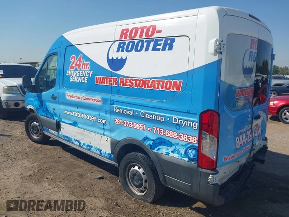 2017 Ford Transit with VIN 1FTYE1CM4HKB06427, listed as a IAAI auction lot 40597787 with 206,386 mi miles and . Bid and sale history available at DreamBid. Image 3.