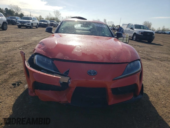 2024 Toyota Supra 3.0 with VIN WZ1DB0G07RW062721, listed as a Copart auction lot 54124865 with 2,445 mi miles and Salvage title. Bid and sale history available at DreamBid. Image 5.