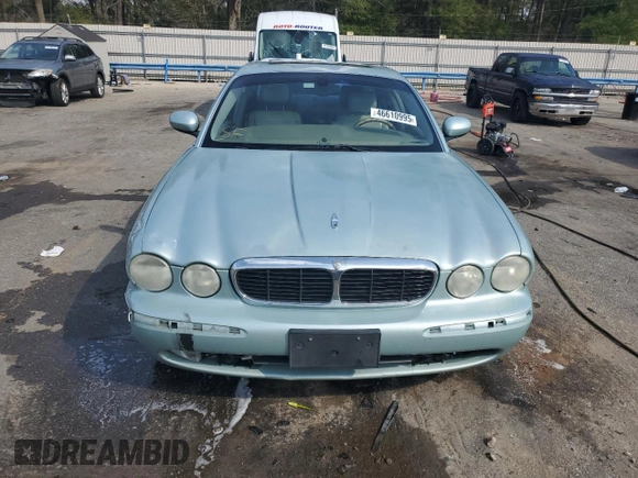 2004 Jaguar XJ with VIN SAJWA71C94SG24466, listed as a Copart auction lot 46610995 with 173,570 mi miles and Salvage Title. Bid and sale history available at carsss.com. Image 5.