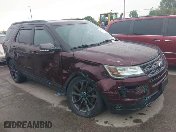 2018 Ford Explorer XLT z VIN 1FM5K8D87JGC67946, wystawiony jako IAAI lot #42615709 z przebiegiem 39 872 mil mil oraz . Historia ofert i sprzedaży dostępna na DreamBid. Obrazek 13.
