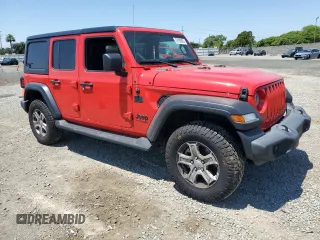 2022 Jeep Wrangler Unlimited Sport S z VIN 1C4HJXDG6NW240786, wystawiony jako Copart lot #59190995 z przebiegiem 46 172 mil mil oraz Szkoda całkowita • Salvage title. Historia ofert i sprzedaży dostępna na DreamBid. Obrazek 4.