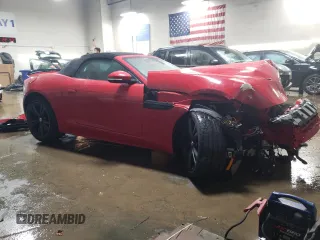 2022 Jaguar F-Type with VIN SAJD55FE3NCK77770, listed as a Copart auction lot 84887134 with Not Provided miles and Salvage Title. Bid and sale history available at DreamBid. Image 4.