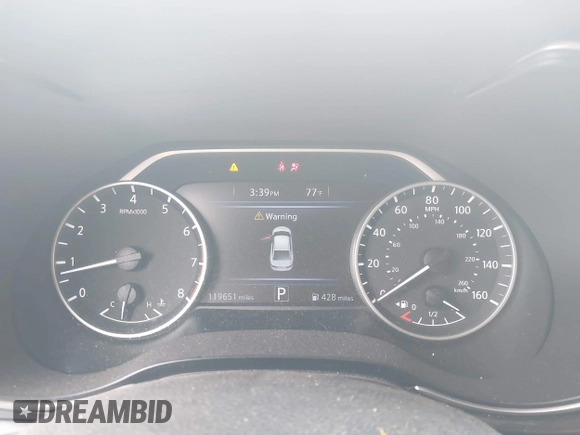 2018 Nissan Maxima SL with VIN 1N4AA6AP8JC381098, listed as a IAAI auction lot 42075548 with 119,651 mi miles and . Bid and sale history available at DreamBid. Image 7.