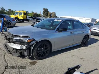 2023 Honda Civic Sport z VIN 2HGFE2F53PH527449, wystawiony jako Copart lot #55855765 z przebiegiem 17 868 mil mil oraz Szkoda całkowita • Salvage title. Historia ofert i sprzedaży dostępna na DreamBid. Obrazek 1.