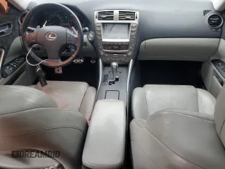 2008 Lexus IS 350 with VIN JTHBE262882013902, listed as a Copart auction lot 55874805 with 118,630 mi miles and Salvage title. Bid and sale history available at DreamBid. Image 8.
