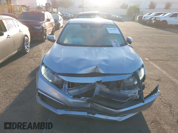 2019 Honda Civic Sedan LX with VIN 2HGFC2F66KH550182, listed as a IAAI auction lot 41861965 with 160,344 mi miles. Bid and sale history available at carsss.com. Image 12.