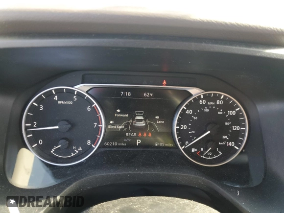 2022 Nissan Rogue SV with VIN 5N1BT3BB3NC720653, listed as a Copart auction lot 55926295 with 60,210 mi miles and Clean Title. Bid and sale history available at DreamBid. Image 9.