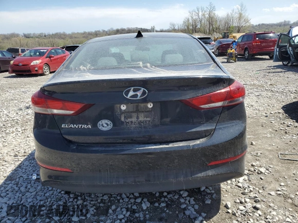2018 Hyundai Elantra SEL with VIN 5NPD84LF9JH227287, listed as a Copart auction lot 52342855 with 81,687 mi miles and Salvage Title. Bid and sale history available at DreamBid. Image 6.