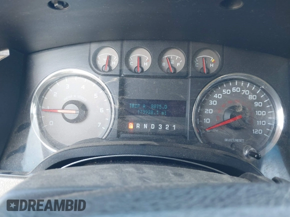 2009 Ford F-150 XL with VIN 1FTRW14809FA56557, listed as a IAAI auction lot 42802888 with 179,928 mi miles and . Bid and sale history available at DreamBid. Image 7.