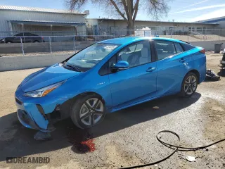 2019 Toyota Prius L Eco with VIN JTDKARFU1K3073867, listed as a Copart auction lot 45049695 with 71,670 mi miles and Salvage Title. Bid and sale history available at carsss.com. Image 1.