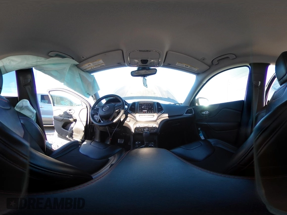 2019 Jeep Cherokee Trailhawk with VIN 1C4PJMBX3KD246100, listed as a IAAI auction lot 41191581 with 98,124 mi miles and . Bid and sale history available at DreamBid. Image 18.