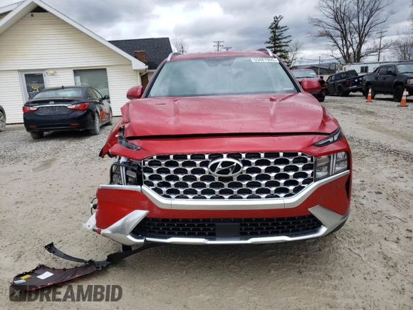 2022 Hyundai Santa Fe SEL with VIN 5NMS2DAJ3NH450914, listed as a Copart auction lot 53481955 with 23,895 mi miles and Salvage Title. Bid and sale history available at carsss.com. Image 5.