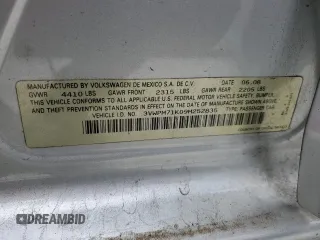 2009 Volkswagen Jetta SE с VIN 3VWPM71K09M252835, выставлен на аукционе Copart как лот 57935145 с пробегом 208 162 миль миль и Списание • Salvage title. История ставок и продаж доступна на DreamBid. Изображение 12.