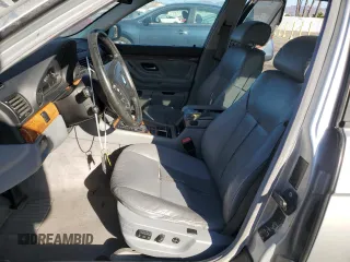 2001 BMW 7 Series 740iL with VIN WBAGH83451DP22611, listed as a Copart auction lot 81555074 with 217,717 mi miles and Salvage Title. Bid and sale history available at carsss.com. Image 7.