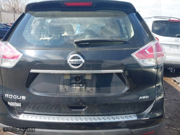 2015 Nissan Rogue SV with VIN KNMAT2MV9FP562797, listed as a IAAI auction lot 41669177 with 116,834 mi miles. Bid and sale history available at carsss.com. Image 17.