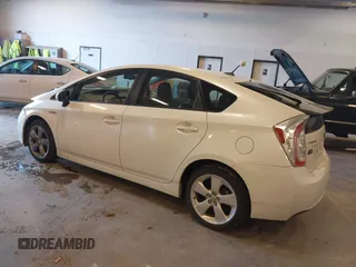 2013 Toyota Prius One with VIN JTDKN3DU7D5625142, listed as a IAAI auction lot 41867328 with 192,827 mi miles. Bid and sale history available at carsss.com. Image 3.