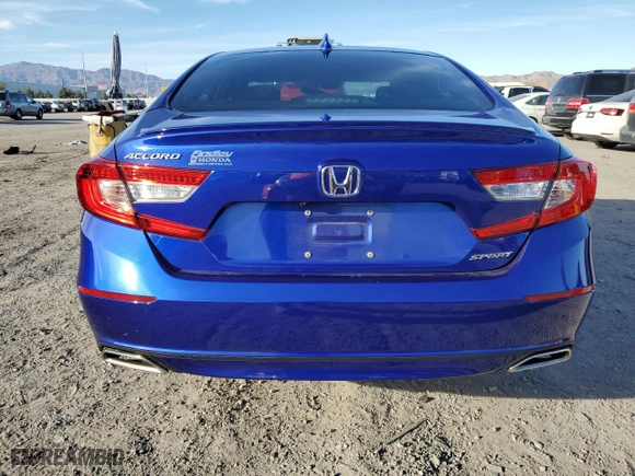 2020 Honda Accord Sedan Sport with VIN 1HGCV1F35LA093524, listed as a Copart auction lot 47421155 with 50,175 mi miles and Salvage Title. Bid and sale history available at carsss.com. Image 6.