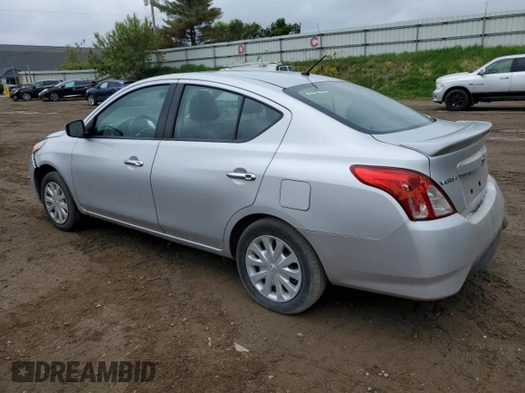2019 Nissan Versa SV with VIN 3N1CN7AP3KL878212, listed as a Copart auction lot 56584795 with 102,645 mi miles and Clean title. Bid and sale history available at DreamBid. Image 2.