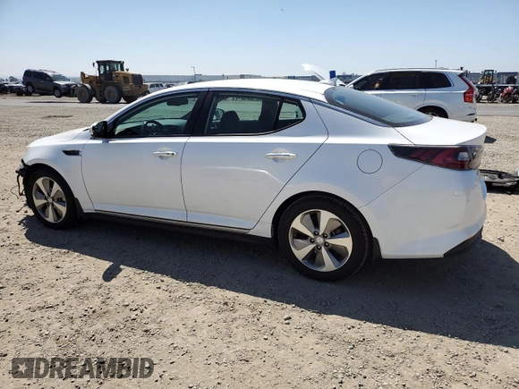 2015 Kia Optima Hybrid EX with VIN KNAGN4AD9F5080125, listed as a Copart auction lot 52400545 with 128,724 mi miles and Salvage Title. Bid and sale history available at carsss.com. Image 2.