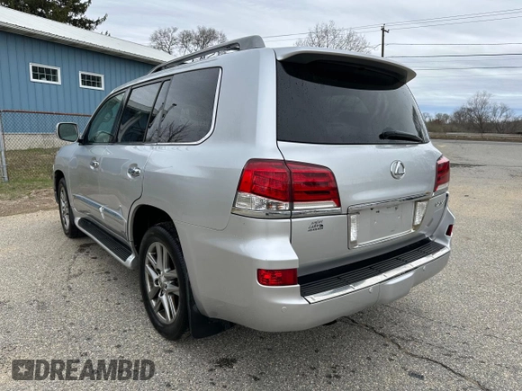 2013 Lexus LX 570 with VIN JTJHY7AX9D4100920, listed as a Copart auction lot 54273215 with 229,058 mi miles and Clean Title. Bid and sale history available at DreamBid. Image 3.