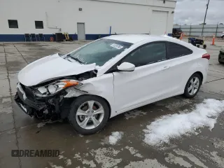2013 Hyundai Elantra Coupe GS with VIN KMHDH6AE0DU000405, listed as a Copart auction lot 51529795 with 0 mi miles and Salvage Title. Bid and sale history available at carsss.com. Image 1.