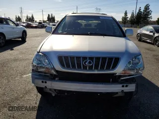 2002 Lexus RX 300 with VIN JTJGF10U320124642, listed as a Copart auction lot 84266434 with 184,985 mi miles and Salvage Title. Bid and sale history available at carsss.com. Image 5.
