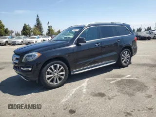 2015 Mercedes-Benz GL-Class GL 450 with VIN 4JGDF6EE4FA440695, listed as a Copart auction lot 58460214 with 130,161 mi miles and Salvage Title. Bid and sale history available at carsss.com. Image 1.