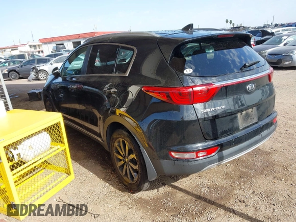 2018 Kia Sportage EX with VIN KNDPNCAC8J7460042, listed as a IAAI auction lot 41928598 with 234,870 mi miles and . Bid and sale history available at carsss.com. Image 3.