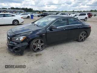 2015 Mercedes-Benz CLA 250 with VIN WDDSJ4GB9FN271368, listed as a Copart auction lot 56956265 with 117,733 mi miles and Salvage title. Bid and sale history available at DreamBid. Image 1.