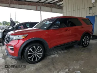 2022 Ford Explorer ST-Line with VIN 1FMSK7KH5NGB90368, listed as a Copart auction lot 41978595 with 61,693 mi miles and Salvage Title. Bid and sale history available at carsss.com. Image 1.