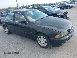 2002 BMW 5 Series 530iA with VIN WBADT63442CH91578, listed as a IAAI auction lot 41249127 with 1 mi miles. Bid and sale history available at carsss.com. Image 1.