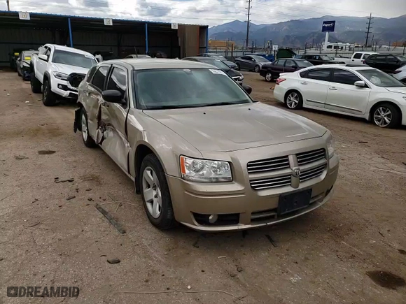 2008 Dodge Magnum SXT with VIN 2D4FV37V58H232294, listed as a Copart auction lot 76615274 with 128,808 mi miles and Salvage Title. Bid and sale history available at carsss.com. Image 10.