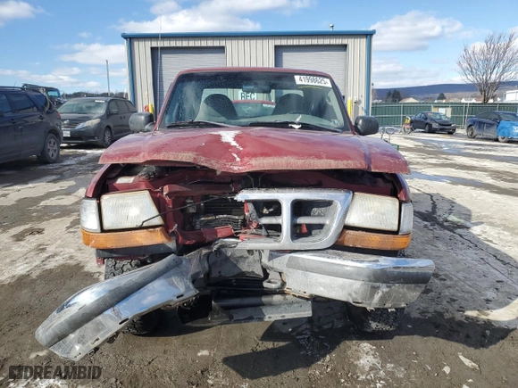 1998 Ford Ranger XL with VIN 1FTZR15X4WTA21854, listed as a Copart auction lot 41998625 with 156,418 mi miles and Salvage Title. Bid and sale history available at carsss.com. Image 5.