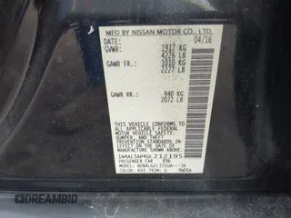 2016 Nissan Altima SR with VIN 1N4AL3AP4GC212195, listed as a IAAI auction lot 42151208 with 73,324 mi miles and . Bid and sale history available at carsss.com. Image 9.