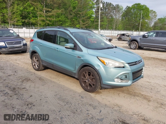 2013 Ford Escape SEL with VIN 1FMCU0HX1DUD56986, listed as a IAAI auction lot 42026927 with 180,318 mi miles. Bid and sale history available at carsss.com. Image 1.
