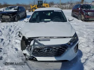 2020 Hyundai Ioniq SE with VIN KMHC65LD1LU234437, listed as a Copart auction lot 46752515 with 28,202 mi miles and Salvage title. Bid and sale history available at DreamBid. Image 5.
